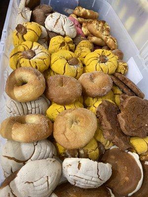 We offer Mexican bread 1.35$