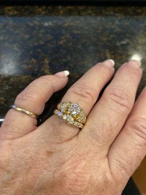 My 25-year old wedding ring after the