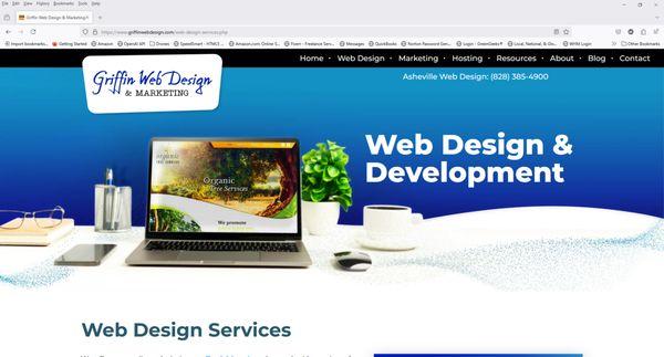Griffin Web Design & Development - Custom Web Design in Asheville NC
