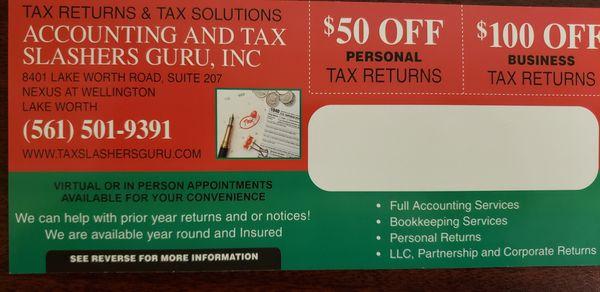 Accounting and Tax Slashers Guru