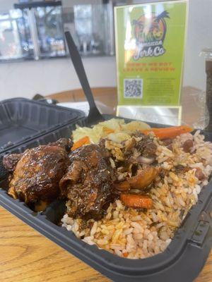 Lunch Special Brown Stew Chicken