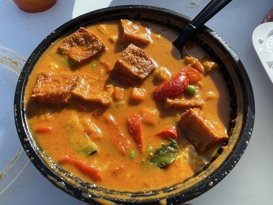 01/04/2025 - Panang Curry with Fried Tofu $15