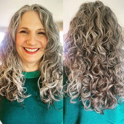 Silver curls rock!