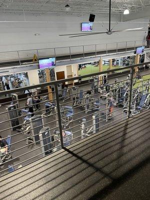 Downstairs equipment