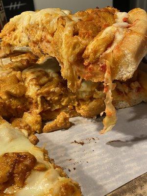 Chicken vodka pan pizza