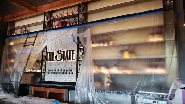 The State Restaurant Indoor Back Lit Channel Letters