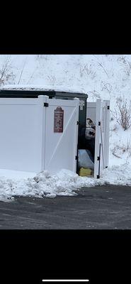 Weekly trash overflow