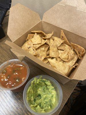 Housemade chips, salsa and guacamole
