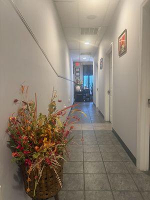 Interior photo hallway and rooms