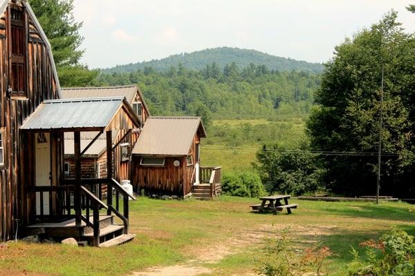 our Maine cabin vacation property rental available for groups from 3-20 from May through late October