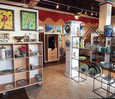 visit this beautiful gallery/giftshop full of unique finds, wonderful art work and fine crafts and fair trade clothing