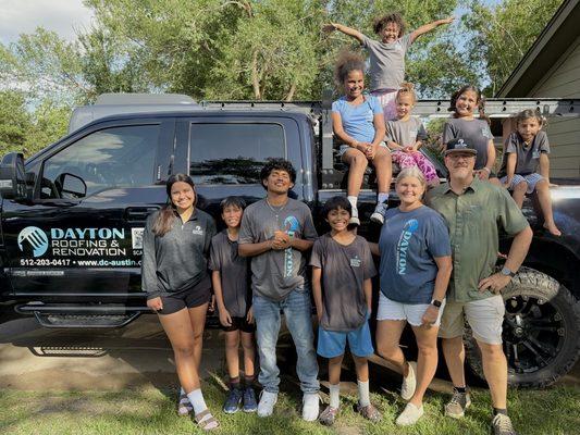 Shane's family! (there are seven other grown children not pictured)