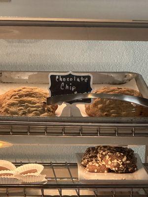 Giant chocolate chip cookies