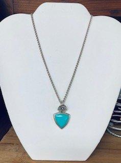 Turquoise and Sterling Silver Necklace