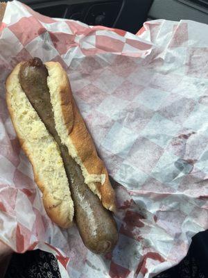 Spicy Italian. Spicy mustard. Very yummy