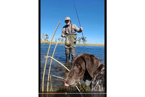 Ripley photobombed me.