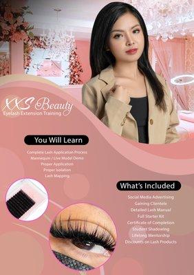 Eyelash Extensions Training
