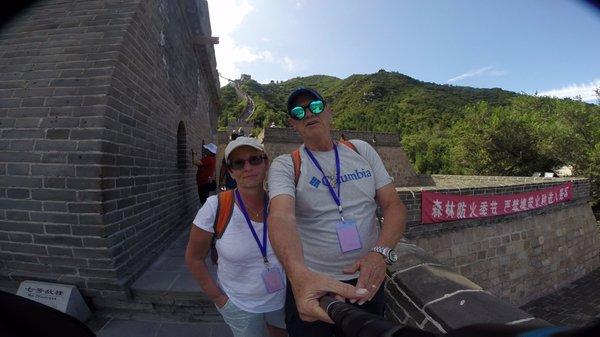 Dr Ric & Dr Cindy @ the Great wall