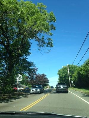 Town Of Milford -- Entering Milford Sign & Route 109, Milford