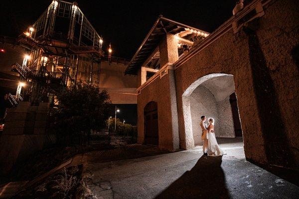 Outside the Venue at Night