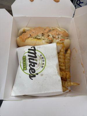 Carolina Hotdog and French fries