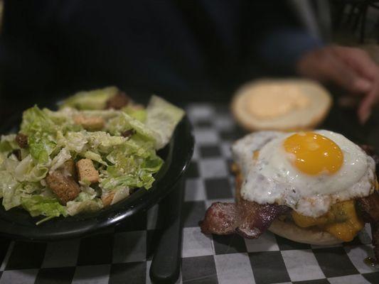 Guest- Yolks on you and Ceaser Salad