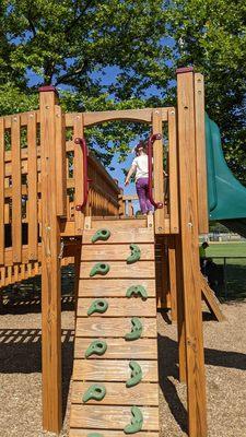Cute but not well-shaded playground