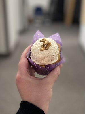 Butter Pecan Cupcake