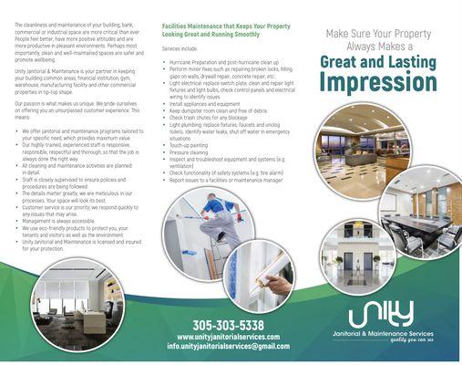 Unity Janitorial Services