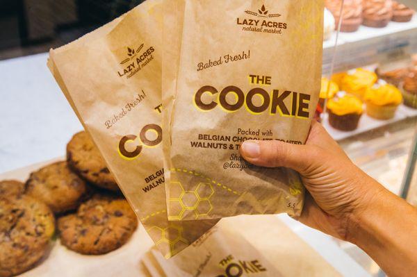 The Cookie is not to be missed! Served warm with melty Belgian chocolate chips and walnuts.