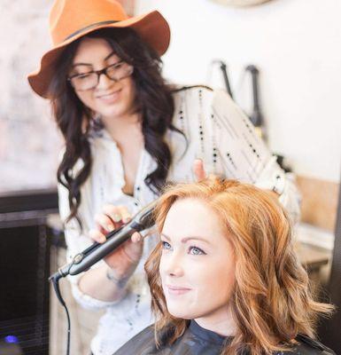 All of my clients are given a free styling lesson at their first appointment so that they always know how to recreate their look at home