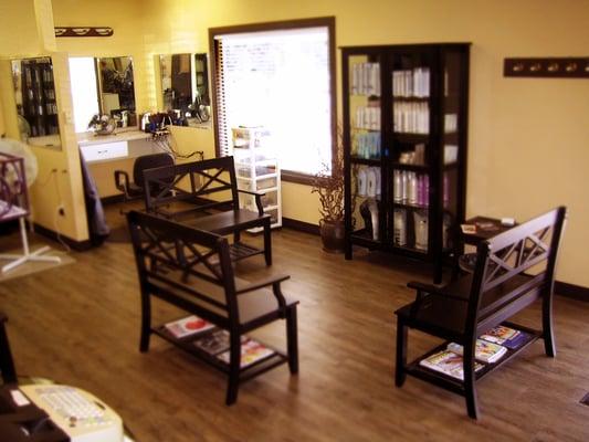 Welcome area and stations