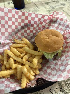 Cheeseburger & Fries