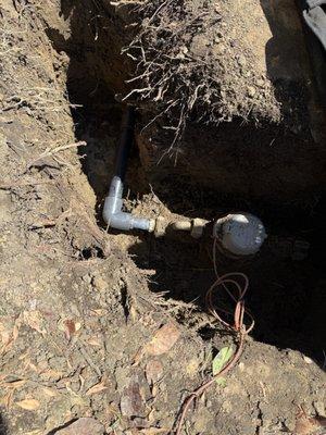 He quickly found the issue and repaired it