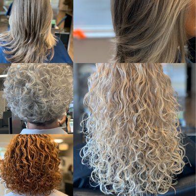 #Ouidad Cut style #Naturally curly hair #Organic Color