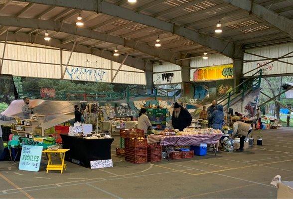 A few of the 30 vendors with local goods across 2 buildings.