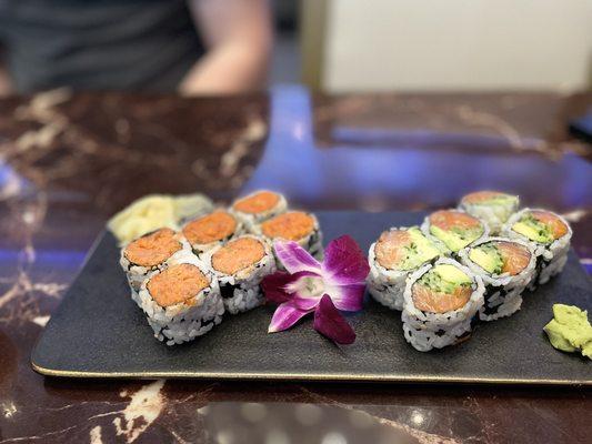 30. Spicy Tuna Roll and 1. Alaskan Roll