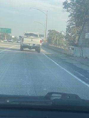 Padilla Construction Old balding man with red complexion driving Road rage incident