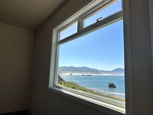 View from hotel room looking East