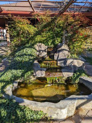 Fountain by clubhouse