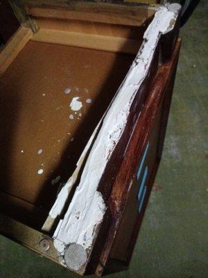 This is not what proper furniture restoration looks like.