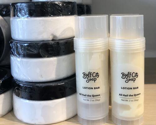 Lotion bars. So much merchandise!