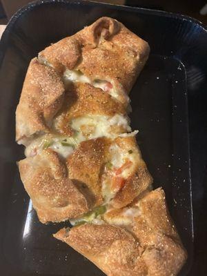 Chicken bacon ranch calzone