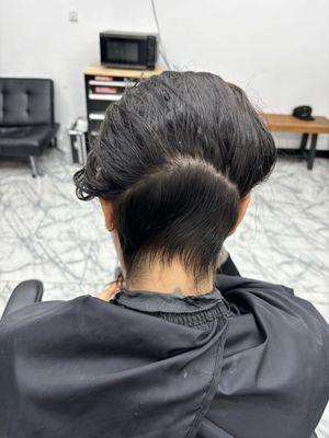 Before hair grown out !!