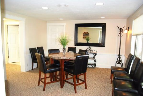 Comfortable Waiting area