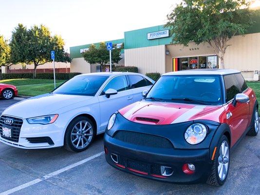 Performance Motor Works in Rocklin. BMW, Mini, Audi and Volkswagen service.