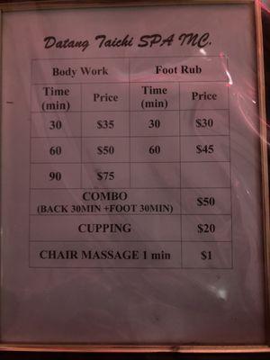 Price list as of Feb. 22, 2024