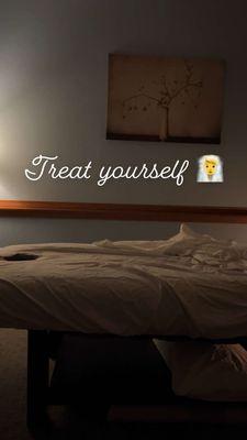 Feeling like a million bucks after my massage!