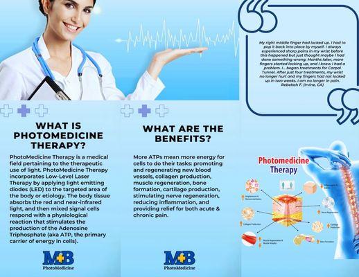 What is photomedicine?