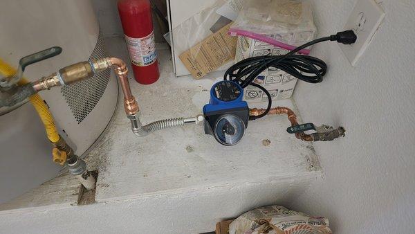 Replaced recirculating pump - very clean installation!